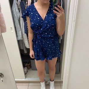 Flounce romper